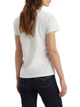 Camiseta Levis The Perfect Tee Floral Branca para mulher