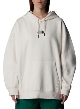 Moletom The North Face Essential Oversize Branco para mulher