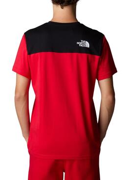 Camiseta The North Face Icons Vermelho e Preto para homem