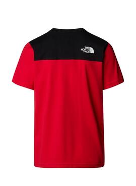 Camiseta The North Face Icons Vermelho e Preto para homem