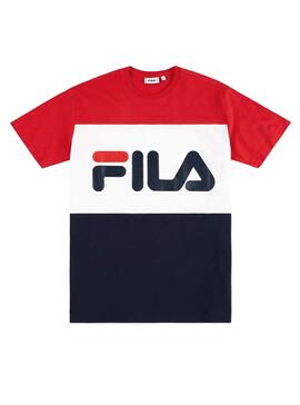 T-Shirt Fila Classic Blocked Menino multicolor