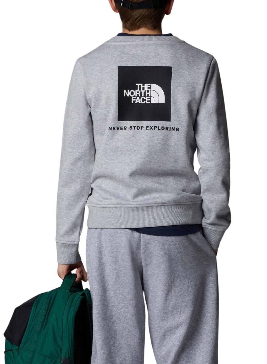 Sweatshirt The North Face Redbox Regular Crew Cinza para homem