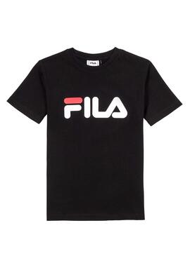 T-Shirt Fila Classic Logo Preto Menino