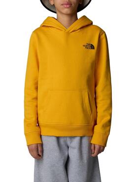 Sweatshirt The North Face Teen Box Laranja para menino