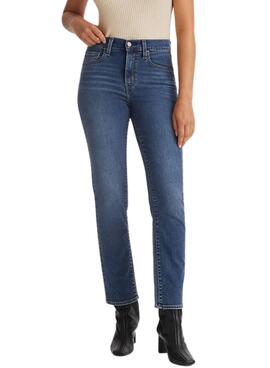 Jeans Levis 724 Azul para mulher