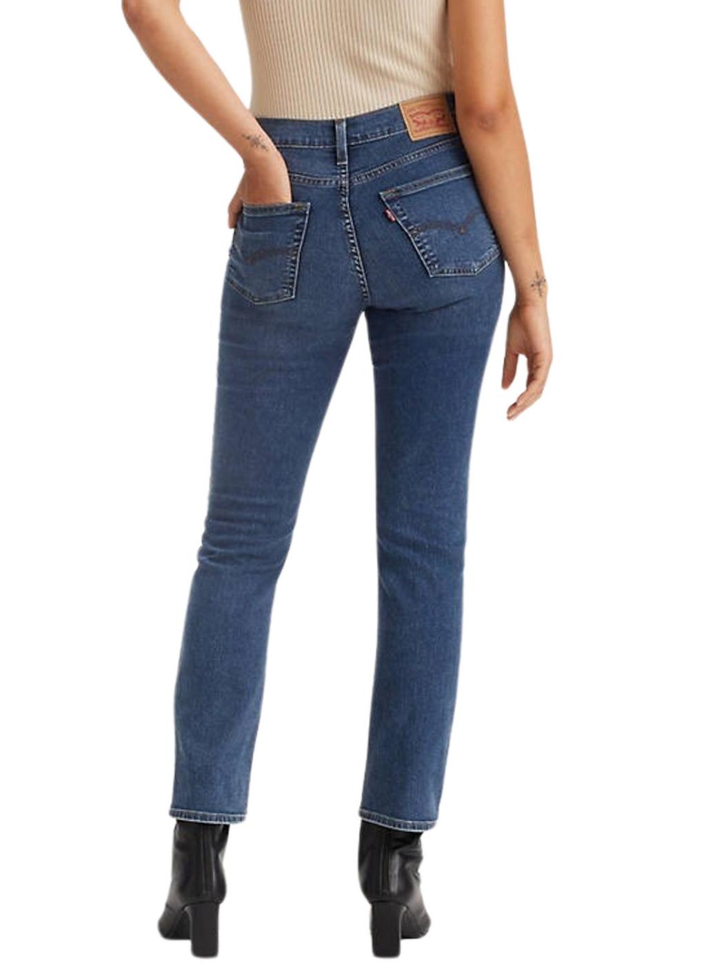 Jeans Levis 724 Azul para mulher