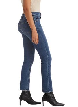 Jeans Levis 724 Azul para mulher