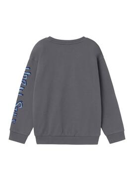 Sweatshirt Name It Sorben Cinza para meninos