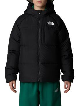 Casaco The North Face Down Hooded Preto criança