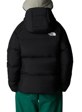 Casaco The North Face Down Hooded Preto criança