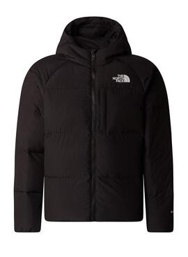 Casaco The North Face Down Hooded Preto criança