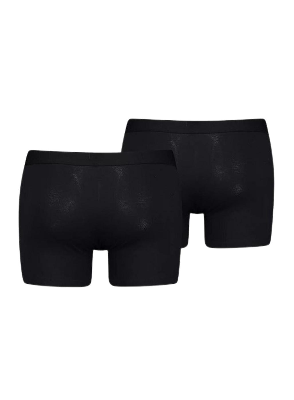 Pack de 2 Boxers Levis Básico Sólido Preto para homens