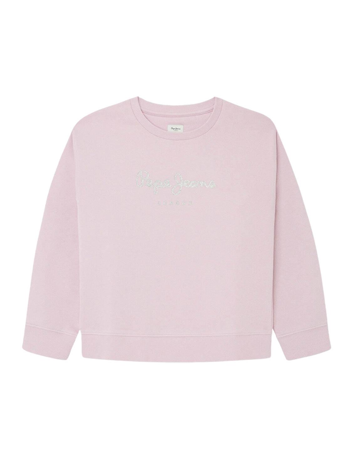 Sweatshirt Pepe Jeans Winter Rose para meninas