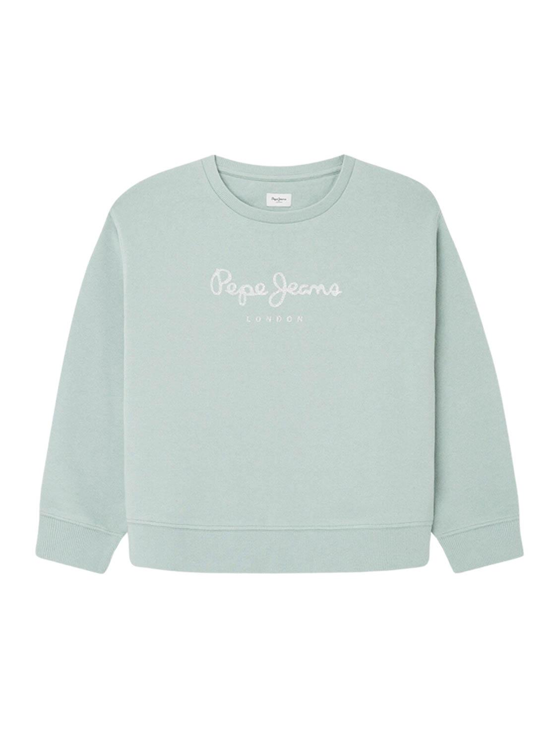 Sweatshirt Pepe Jeans Winter Rose Azul para meninas