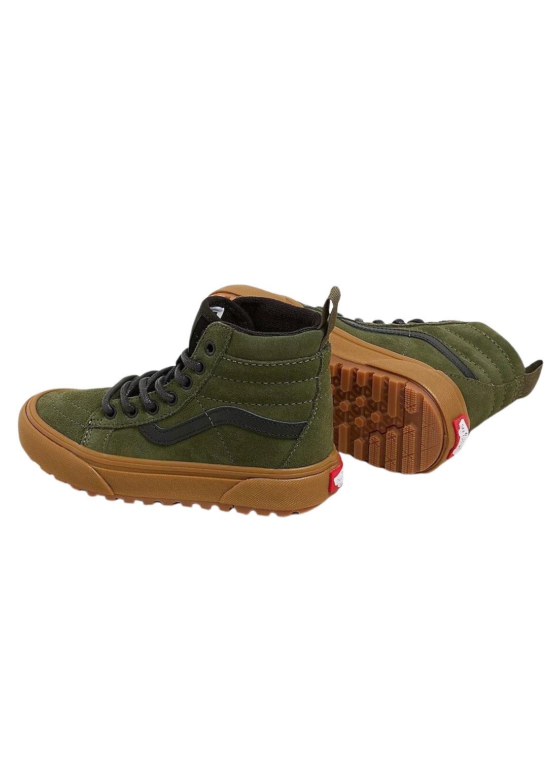 Calçado Vans SK8-Hi Verde para meninos