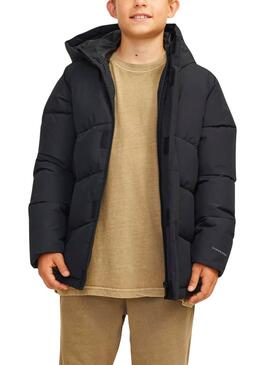 Casaco Jack and Jones World Preto para meninos