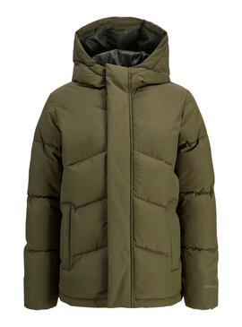 Casaco Jack and Jones World Verde Oliva para meninos