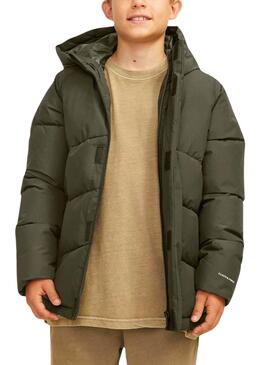 Casaco Jack and Jones World Verde Oliva para meninos