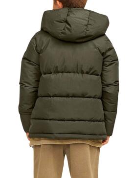 Casaco Jack and Jones World Verde Oliva para meninos