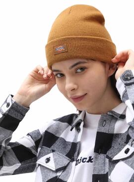 Gorro Dickies Gibsland Camel para homem e mulher