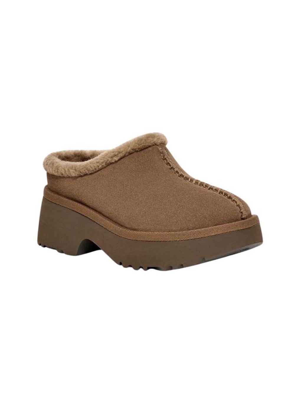 Tamancos UGG New Heights Cozy Marrom para mulheres