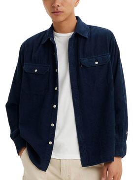 Sobrecamisa Levis Jackson Azul Marinho para homem