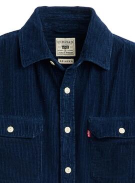 Sobrecamisa Levis Jackson Azul Marinho para homem