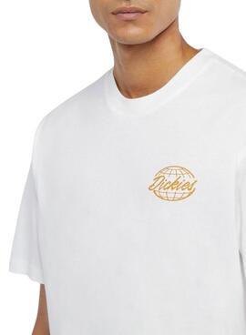 Camiseta Dickies Globe Branco para homem