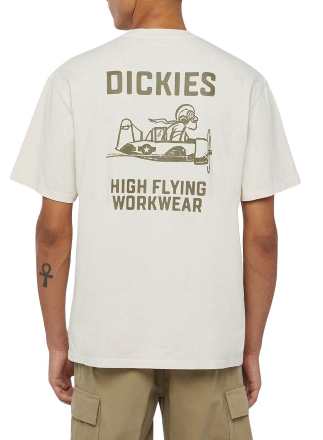 Camiseta Dickies High Flying Bege para homem