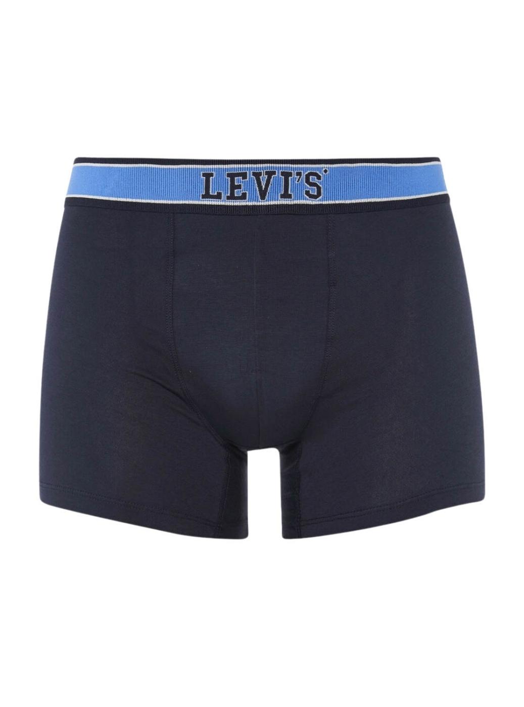 Pacote com 2 Cuecas Levis Coleeagic Azul Marinho para homem