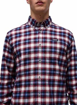 Camisa Napapijri Trekking Azul para homem