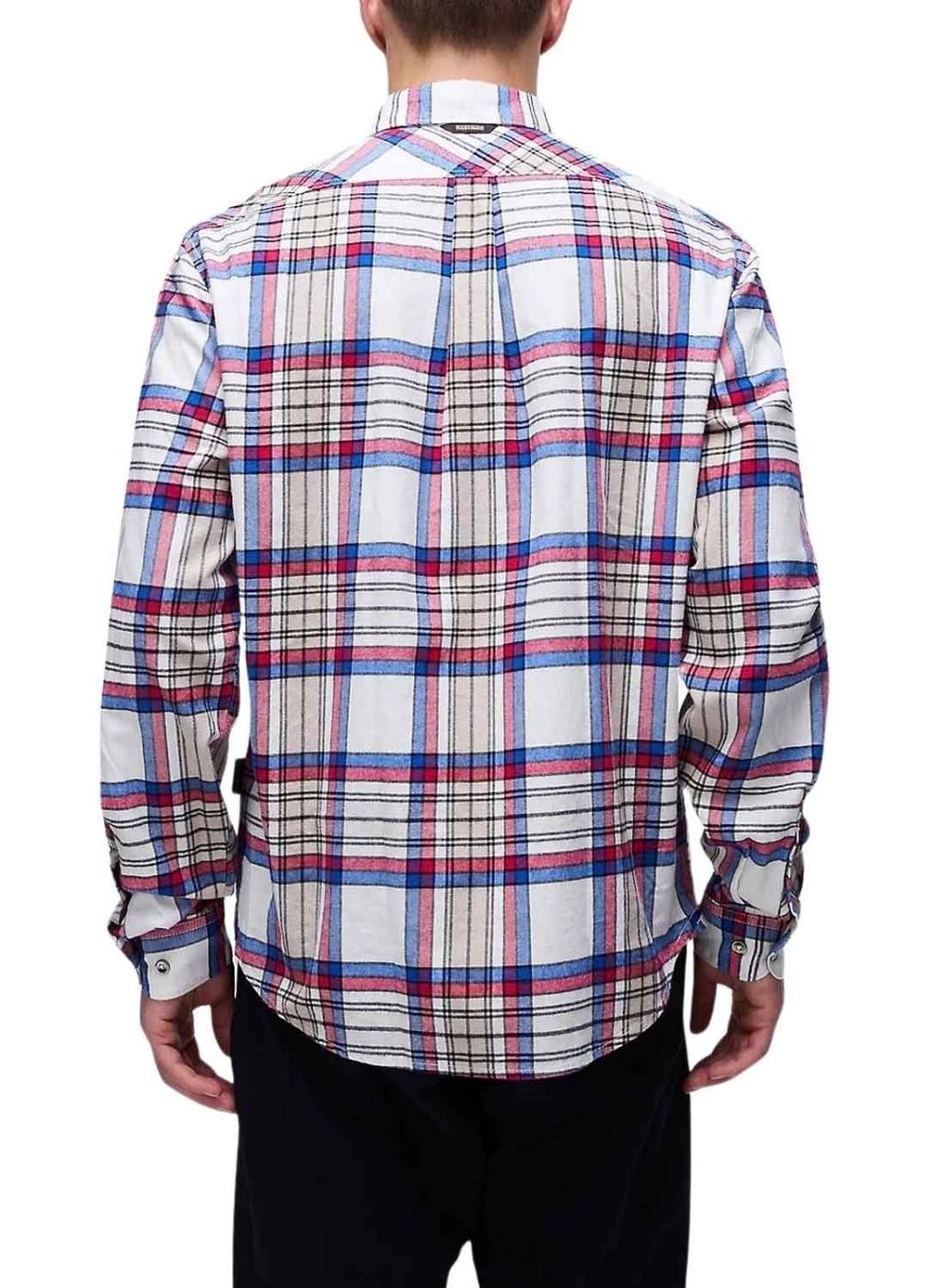 Camisa Napapijri Trekking Branca para homem