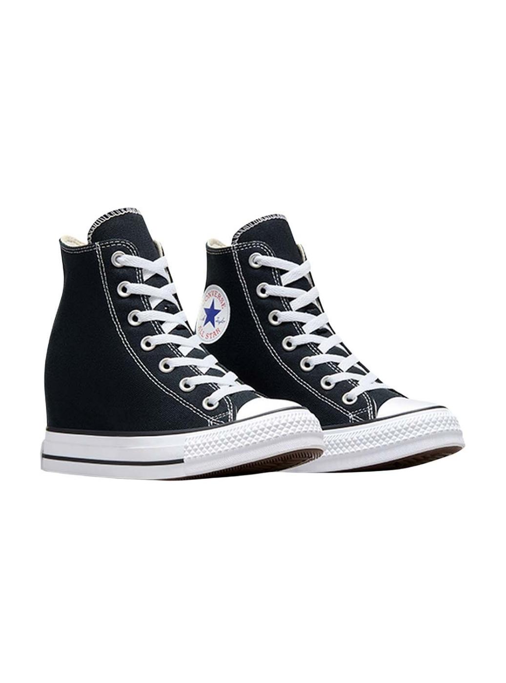 Tênis Converse Chuck Taylor All Star Wedge Preto para mulher