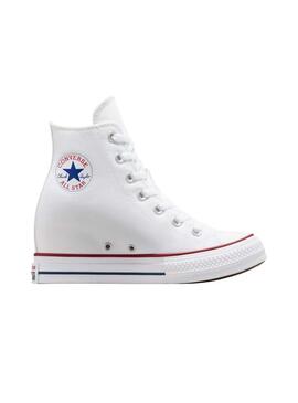 Tênis Converse Chuck Taylor All Star Wedge Branco para mulher