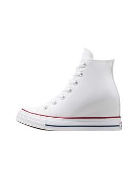 Tênis Converse Chuck Taylor All Star Wedge Branco para mulher