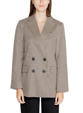 Blazer Only Lettie pied de poule para mulher