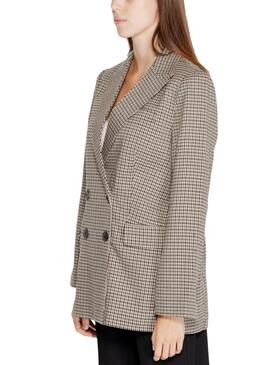 Blazer Only Lettie pied de poule para mulher