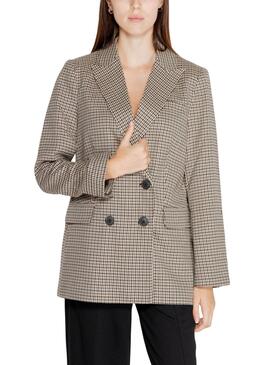 Blazer Only Lettie pied de poule para mulher