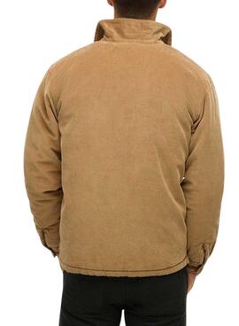 Sobrecamisa Acolchoada de Veludo Cotelê Superdry Surplus Camel para homem