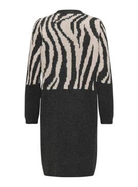 Cardigan Only Jade Zebra Preto para mulher