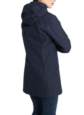 Corta-vento Longo Helly Hansen Aden Azul Marinho para mulher