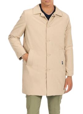 Trench Coat El Pulpo Valle Nevado Bege para Homem