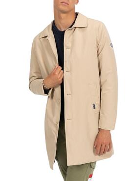 Trench Coat El Pulpo Valle Nevado Bege para Homem