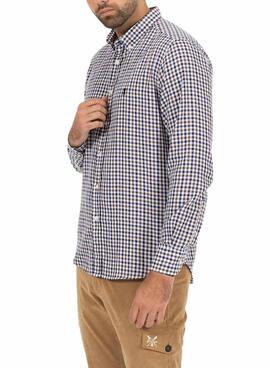 Camisa El Pulpo Estampa Xadrez Vichy Bicolor para Homem