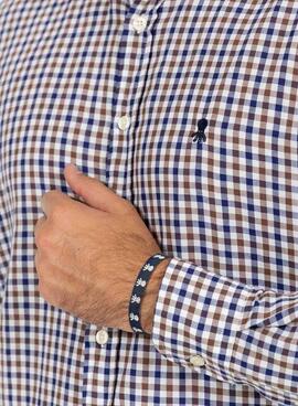 Camisa El Pulpo Estampa Xadrez Vichy Bicolor para Homem