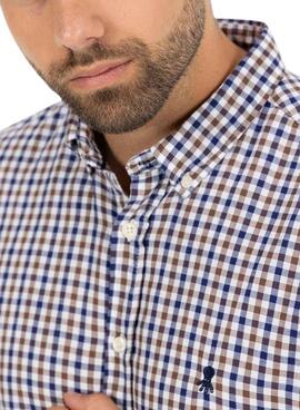 Camisa El Pulpo Estampa Xadrez Vichy Bicolor para Homem