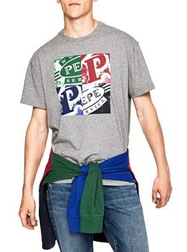 T-Shirt Pepe Jeans Josephs Cinza para Homem