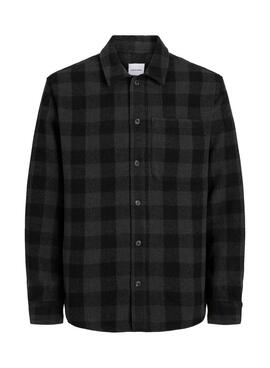 Sobrecamisa Jack and Jones Zac xadrez Cinza para Homem