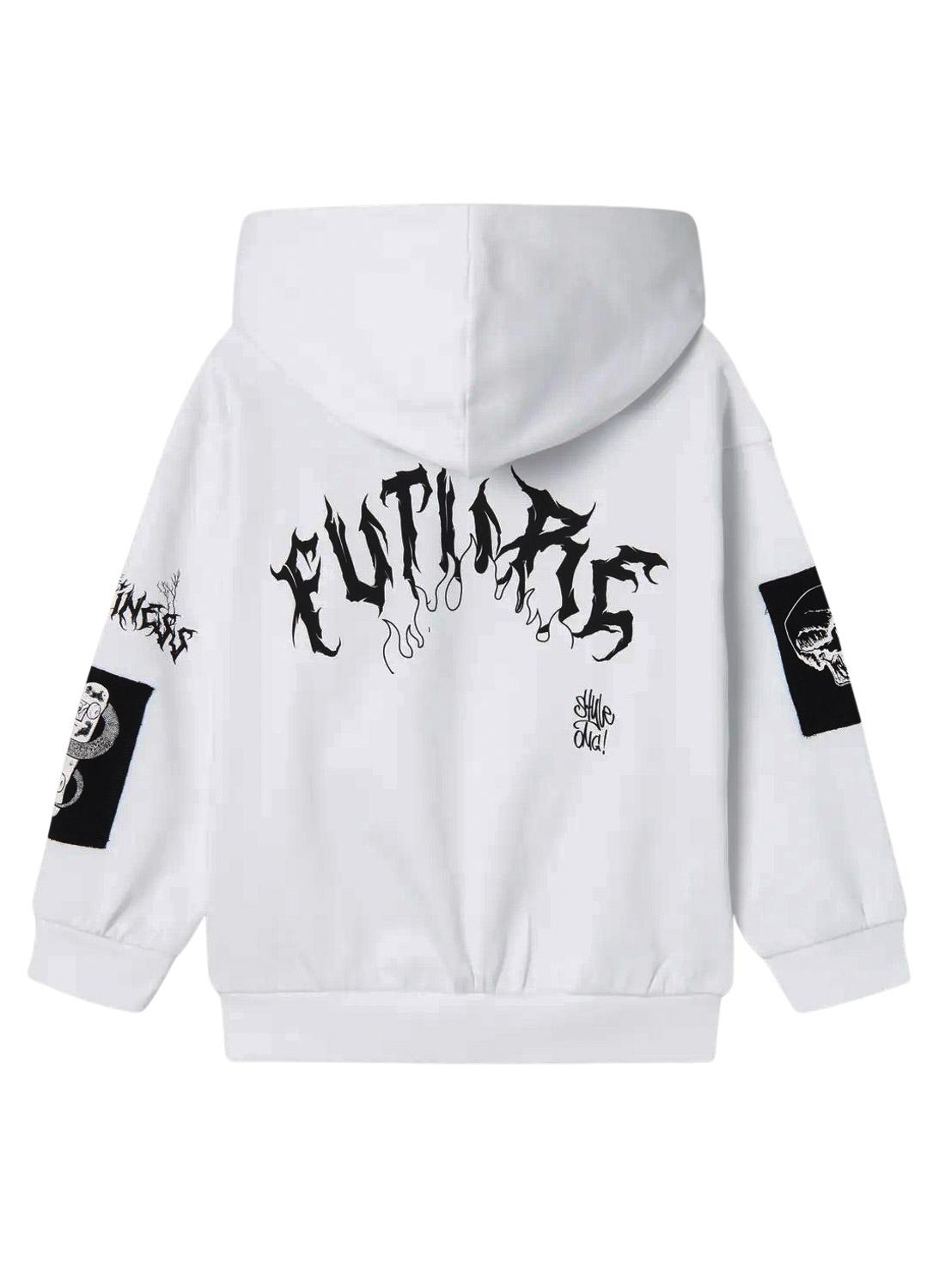 Sudadera Name It Stroels Branco para Menino