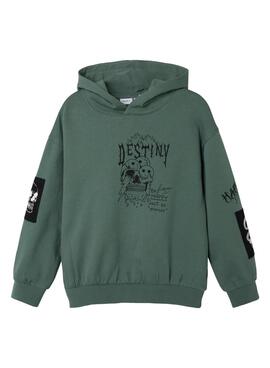 Sudadera Name It Stroels Verde para Menino